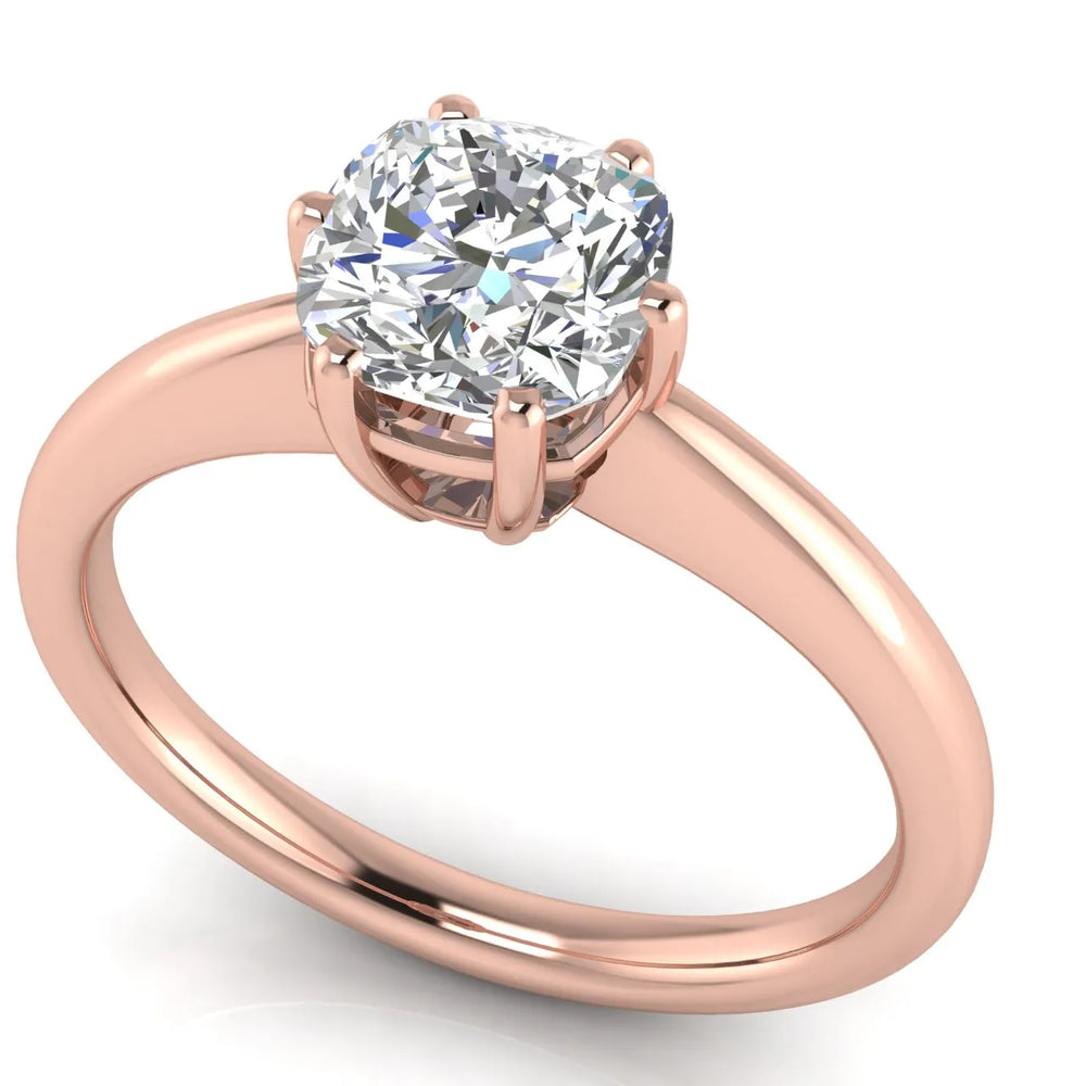 Elegant Solitaire Ring with Classic Prong Setting