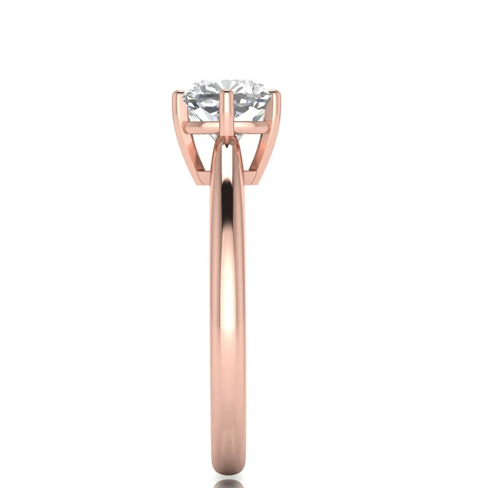 Elegant Solitaire Ring with Classic Prong Setting