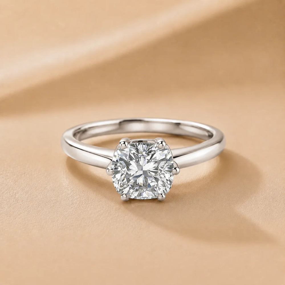 Elegant Solitaire Ring with Classic Prong Setting