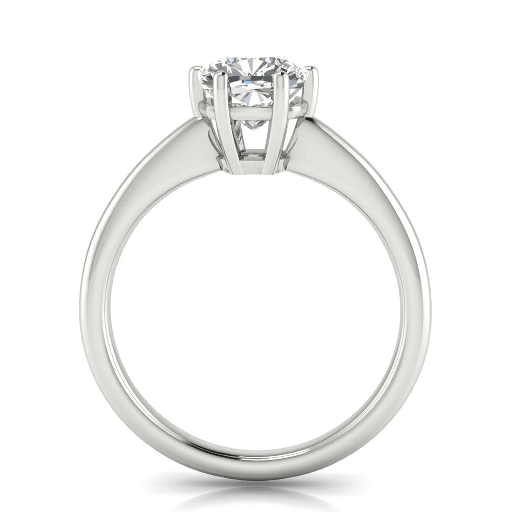 Elegant Solitaire Ring with Classic Prong Setting