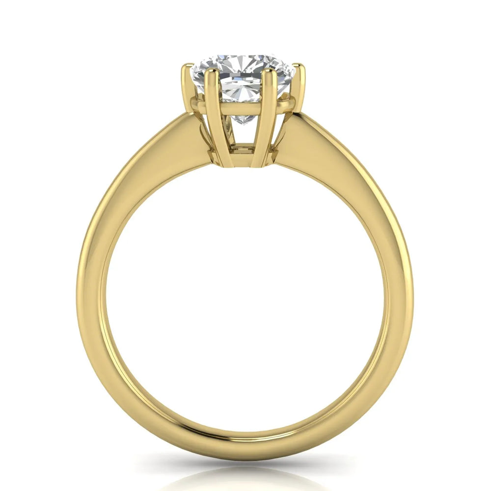 Elegant Solitaire Ring with Classic Prong Setting