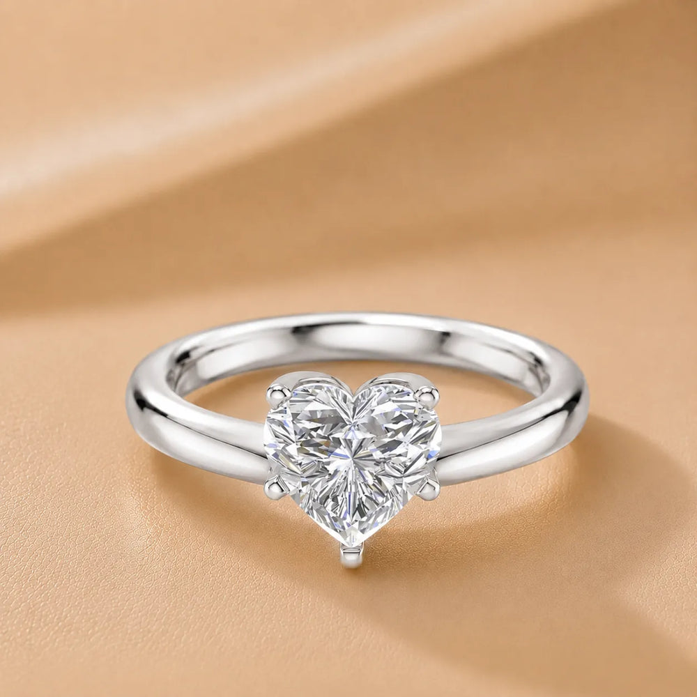 Elegant Solitaire Ring with Classic Prong Setting