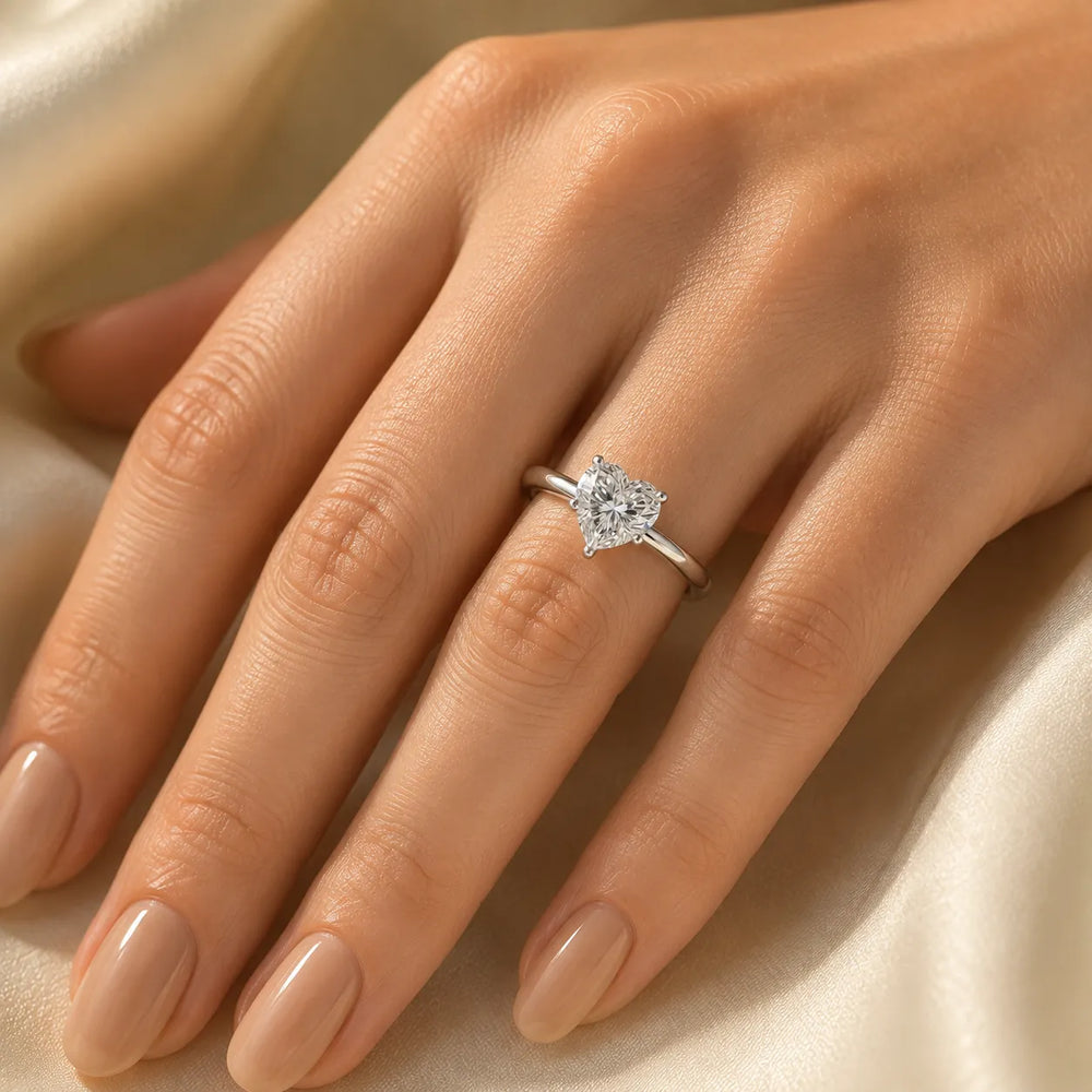 Elegant Solitaire Ring with Classic Prong Setting