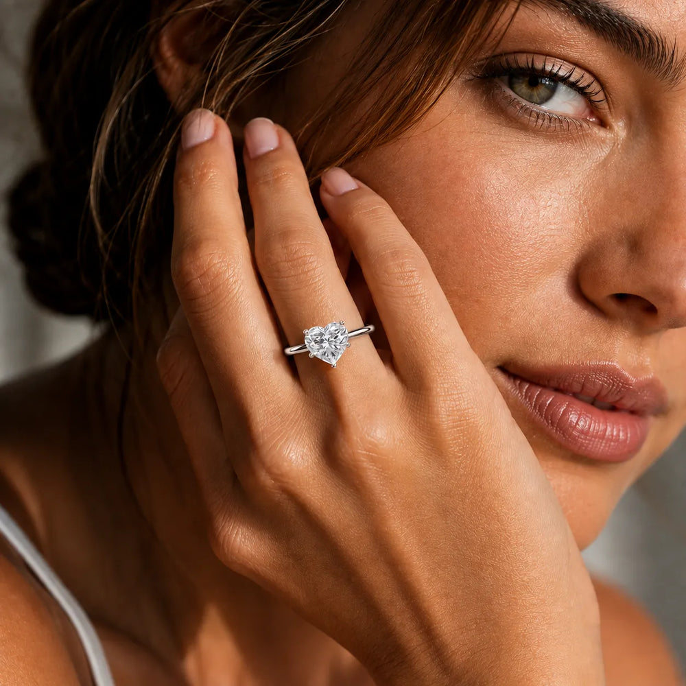 Elegant Solitaire Ring with Classic Prong Setting