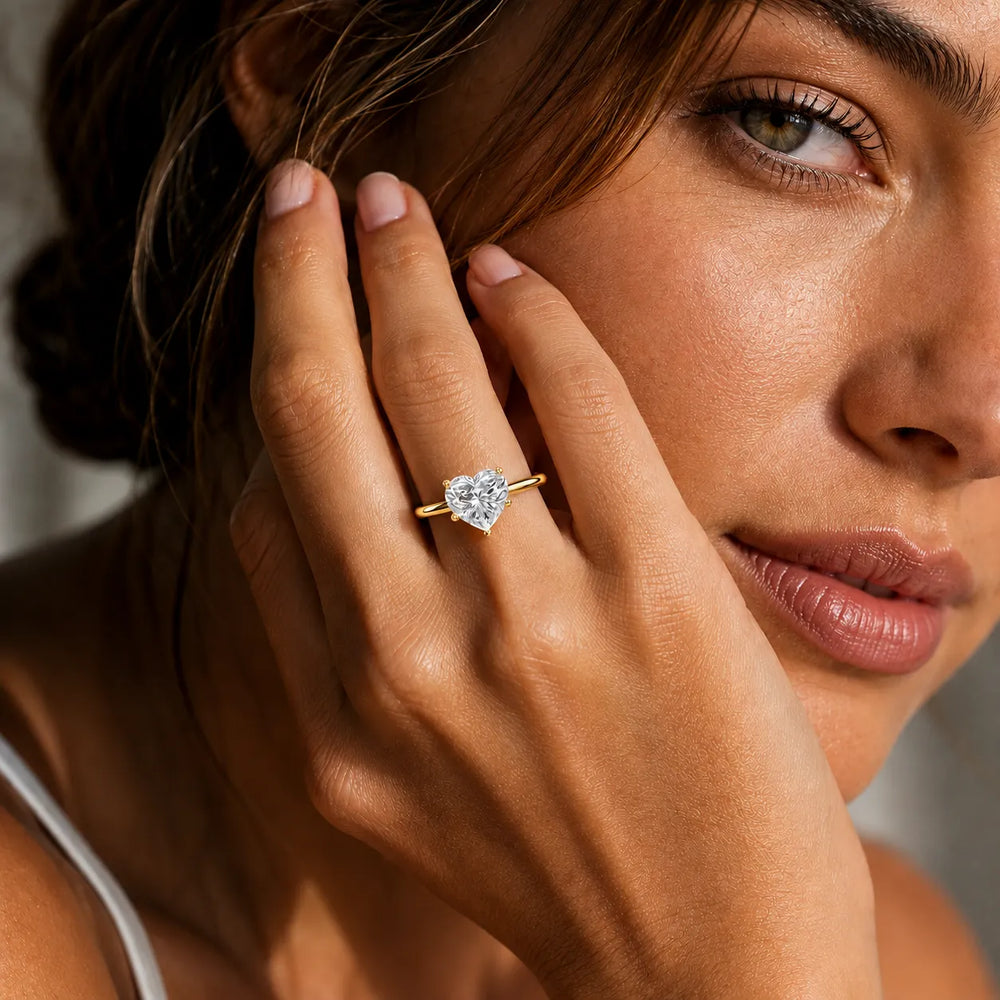 Elegant Solitaire Ring with Classic Prong Setting