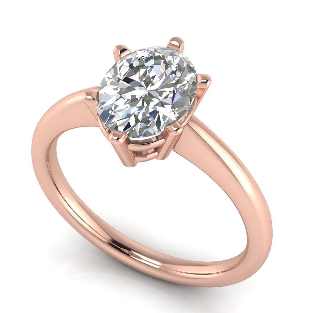 Elegant Solitaire Ring with Classic Prong Setting