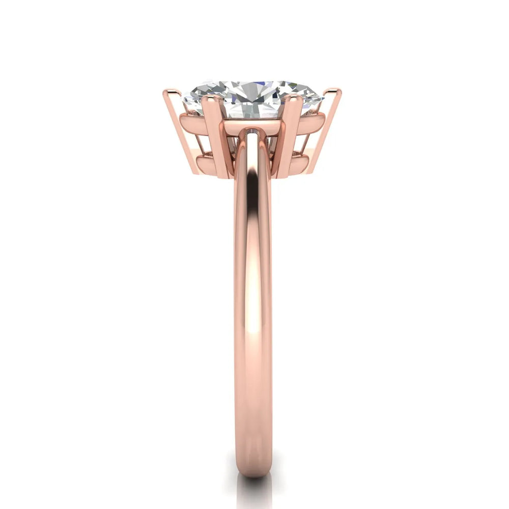 Elegant Solitaire Ring with Classic Prong Setting