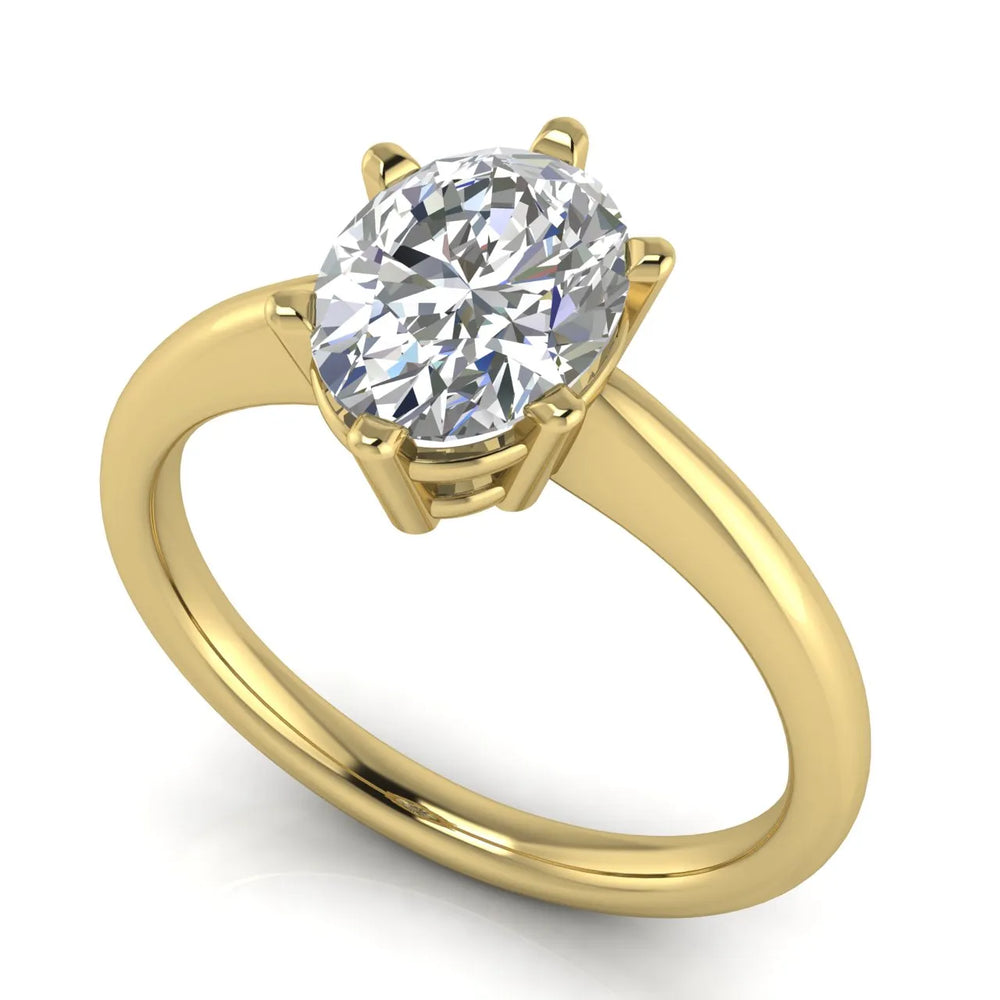 Elegant Solitaire Ring with Classic Prong Setting