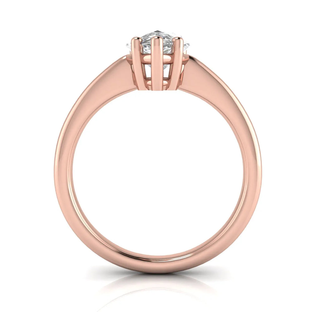 Elegant Solitaire Ring with Classic Prong Setting
