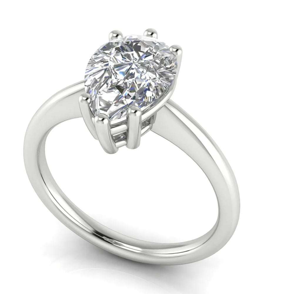Elegant Solitaire Ring with Classic Prong Setting