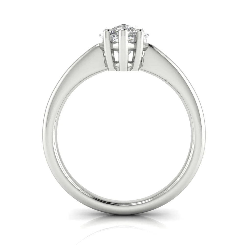 Elegant Solitaire Ring with Classic Prong Setting