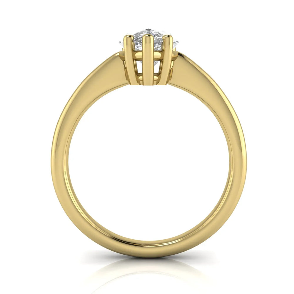 Elegant Solitaire Ring with Classic Prong Setting