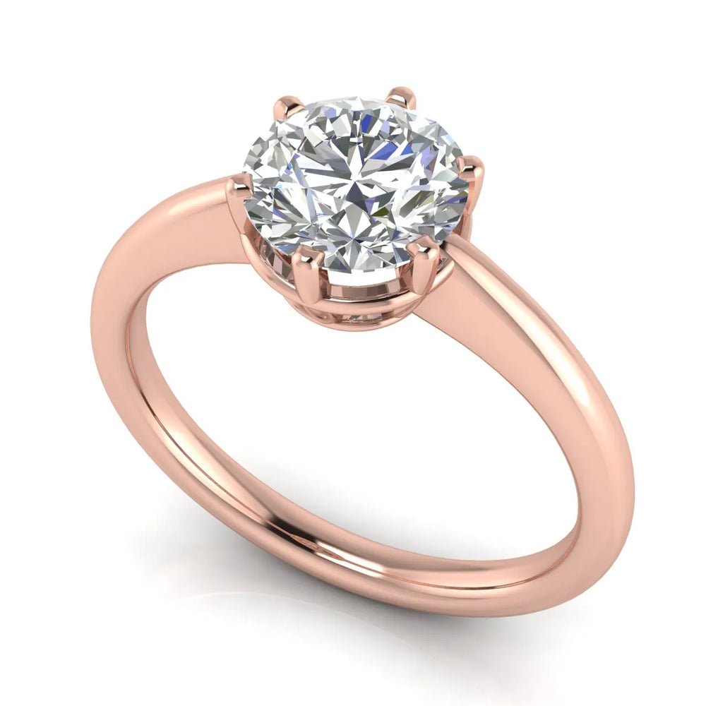 Elegant Solitaire Ring with Classic Prong Setting