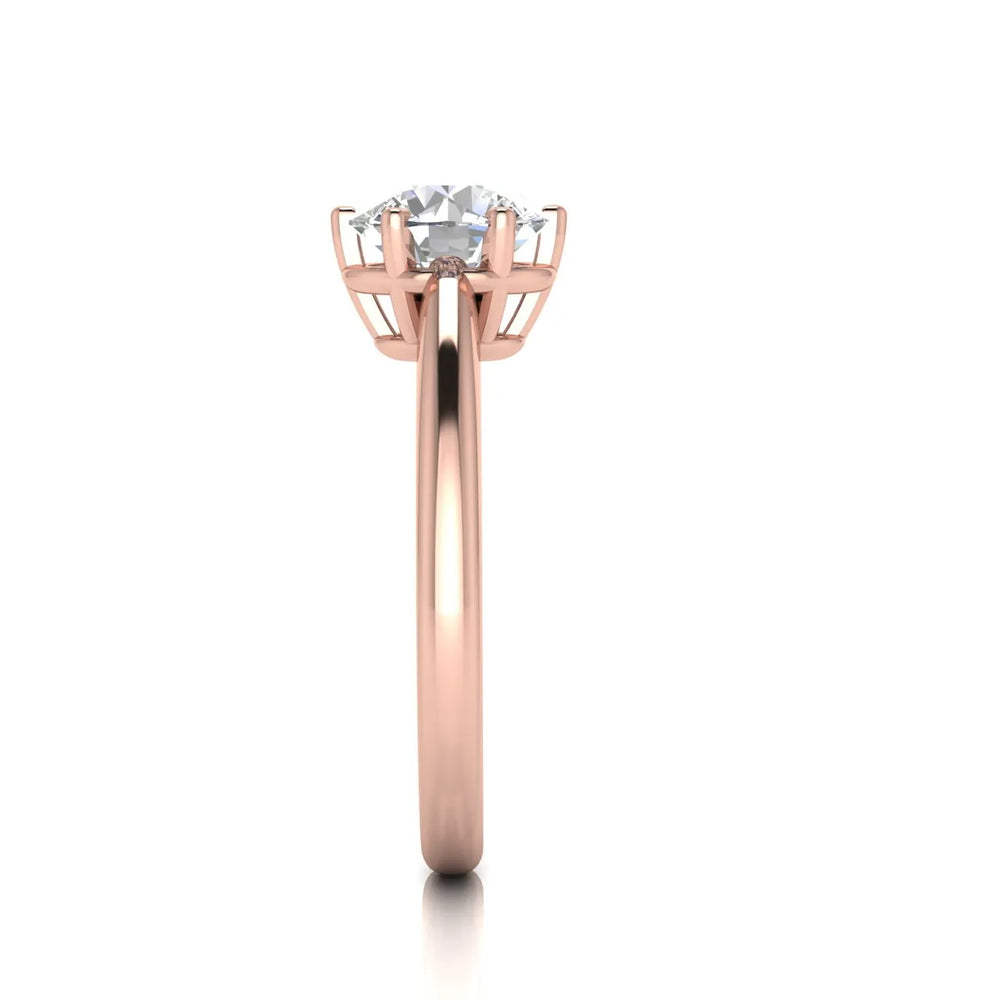 Elegant Solitaire Ring with Classic Prong Setting