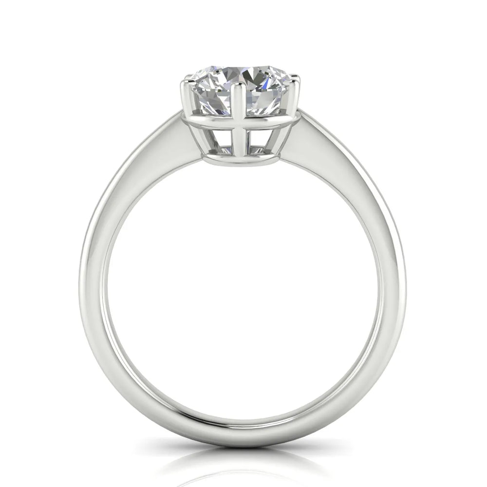 Elegant Solitaire Ring with Classic Prong Setting