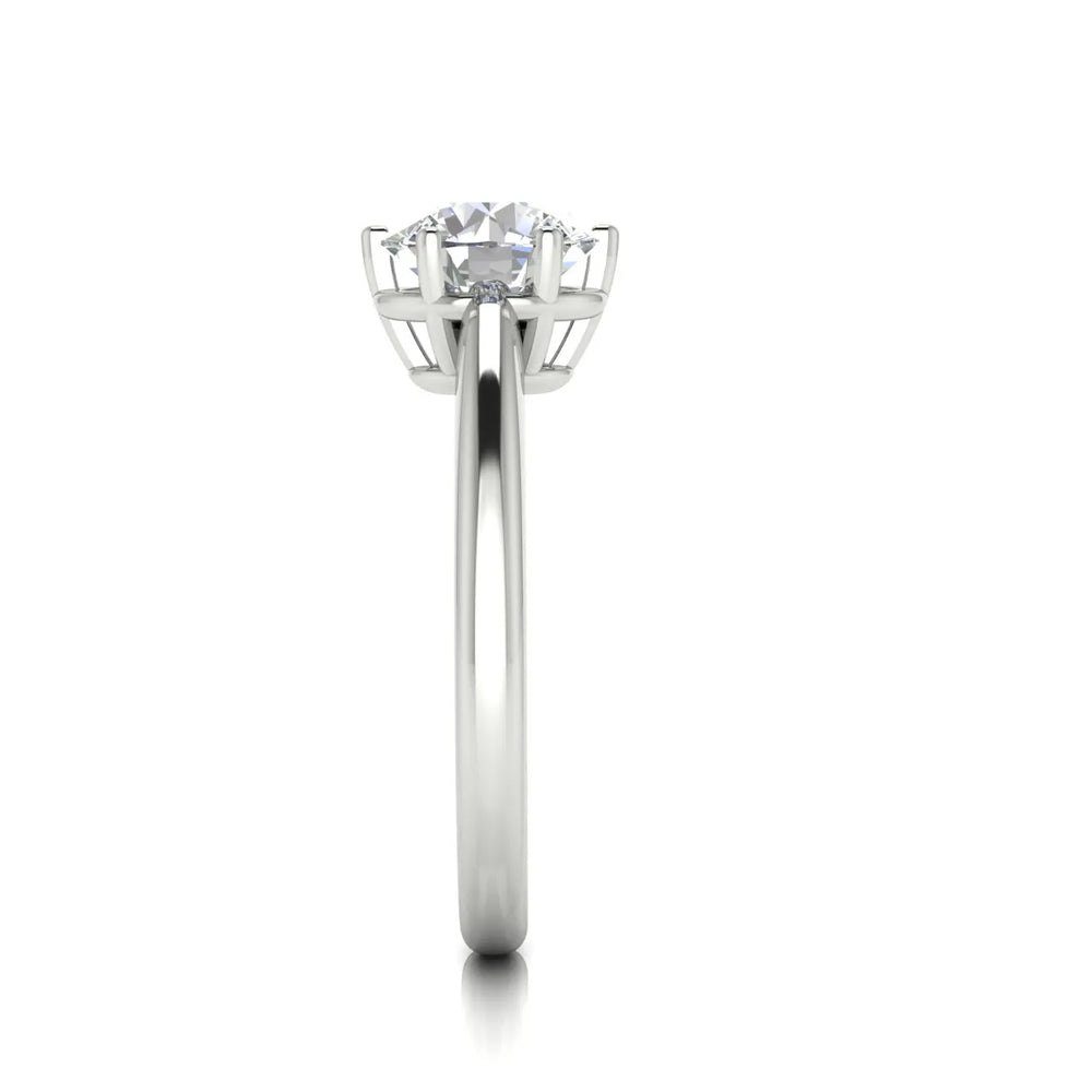 Elegant Solitaire Ring with Classic Prong Setting
