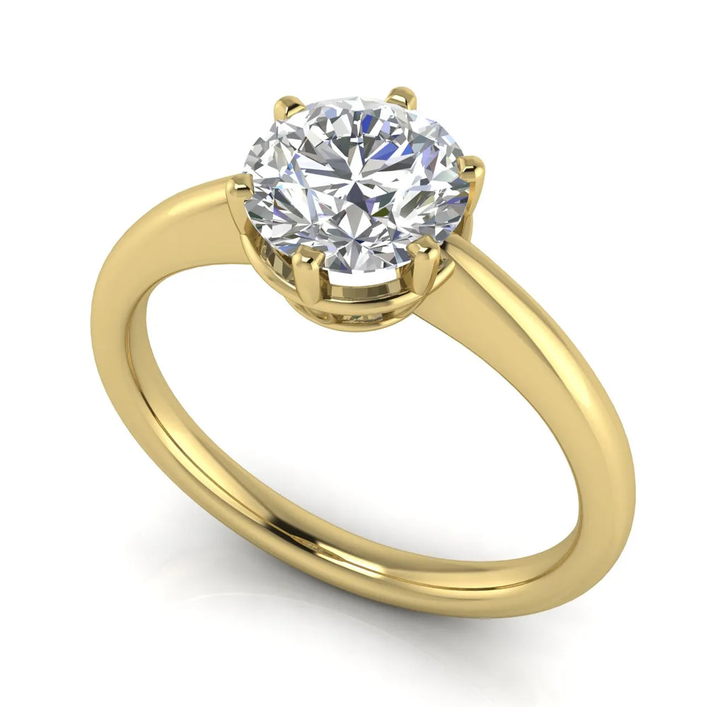 Elegant Solitaire Ring with Classic Prong Setting