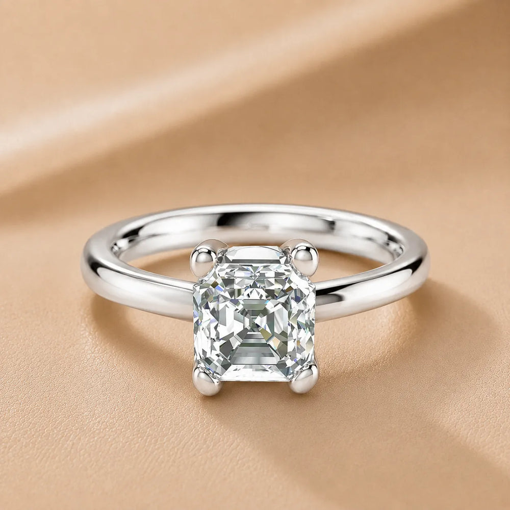 Romantic Solitaire Ring with Classic Setting