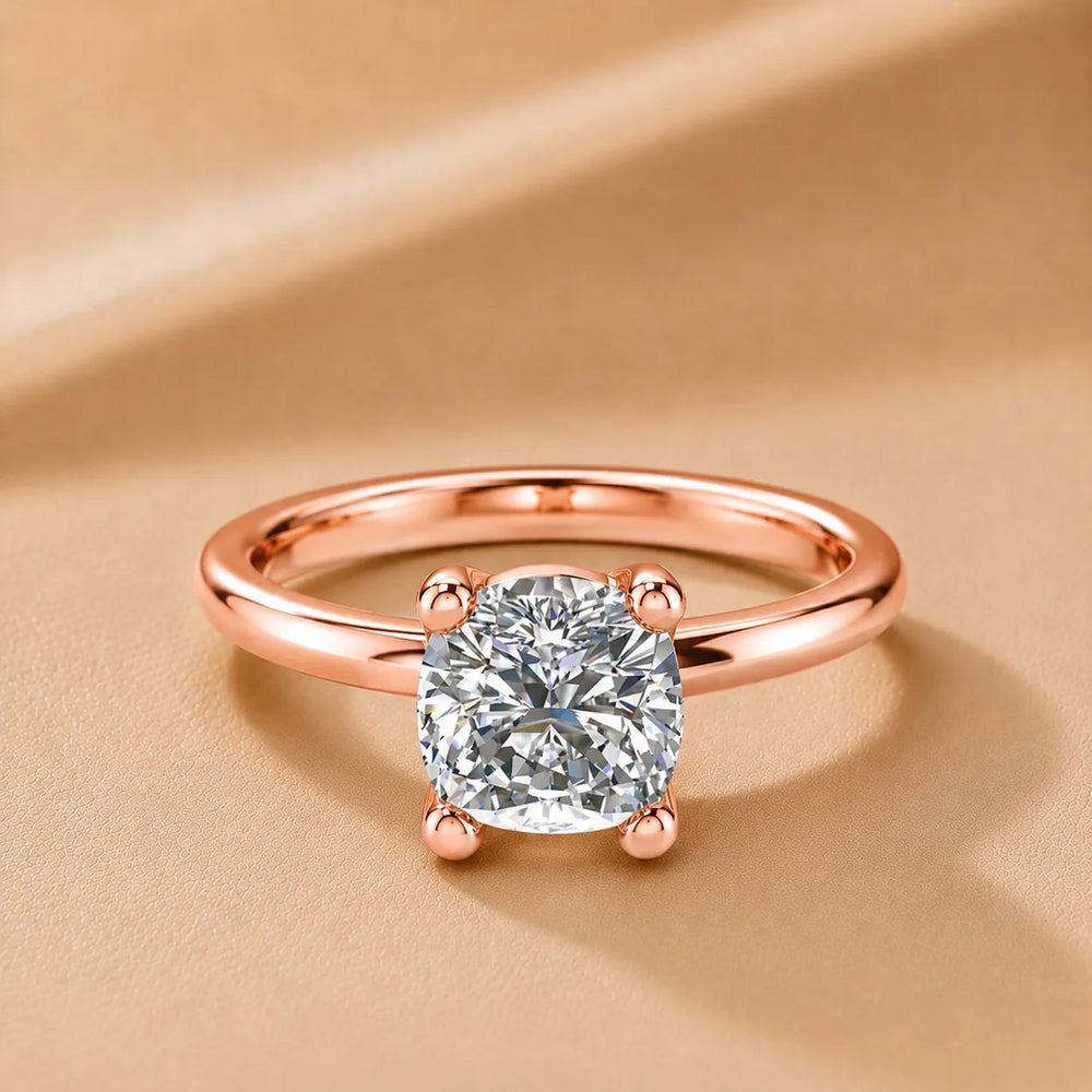 Romantic Solitaire Ring with Classic Setting