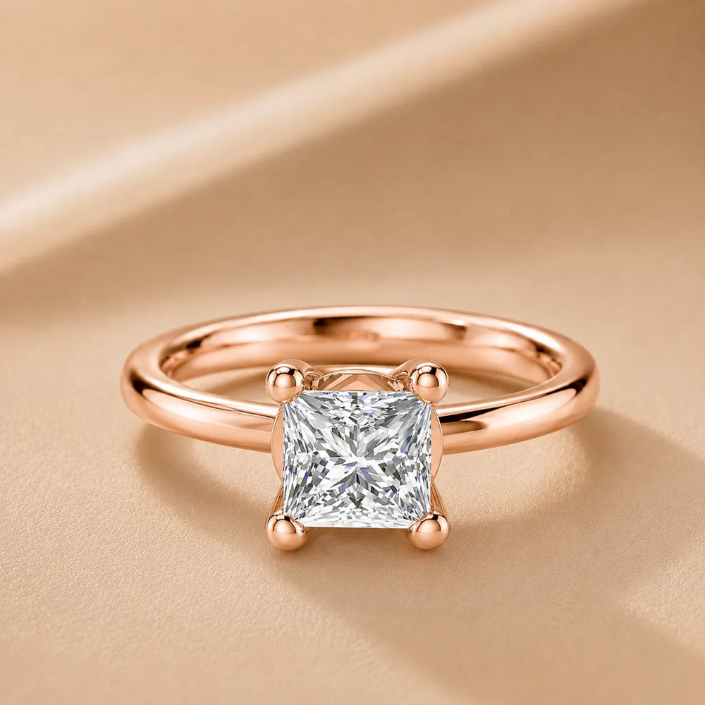 Romantic Solitaire Ring with Classic Setting