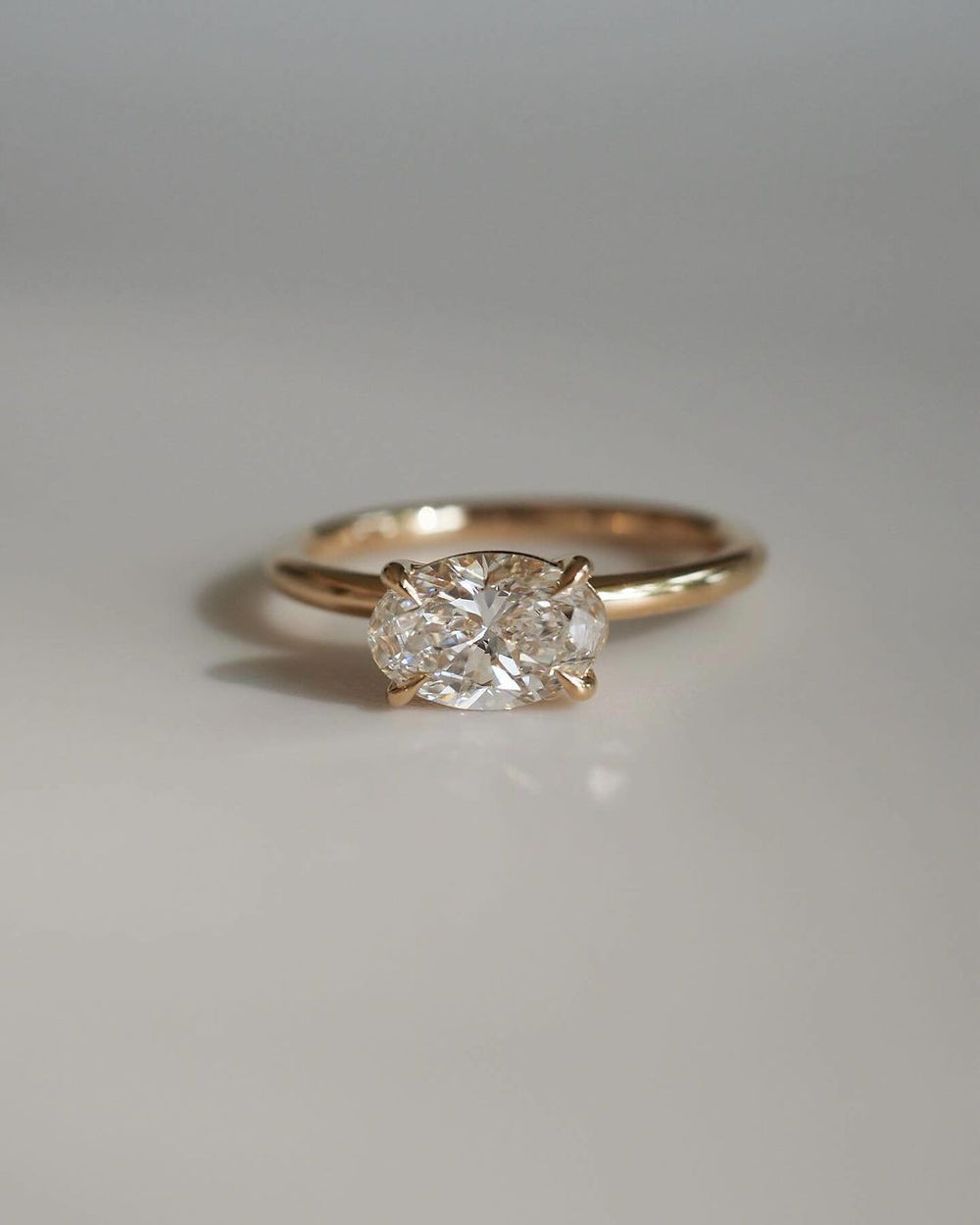 Oval Cut Labgrown Engagement Ring