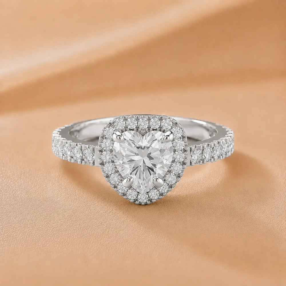 Stella Halo Diamond Engagement Ring