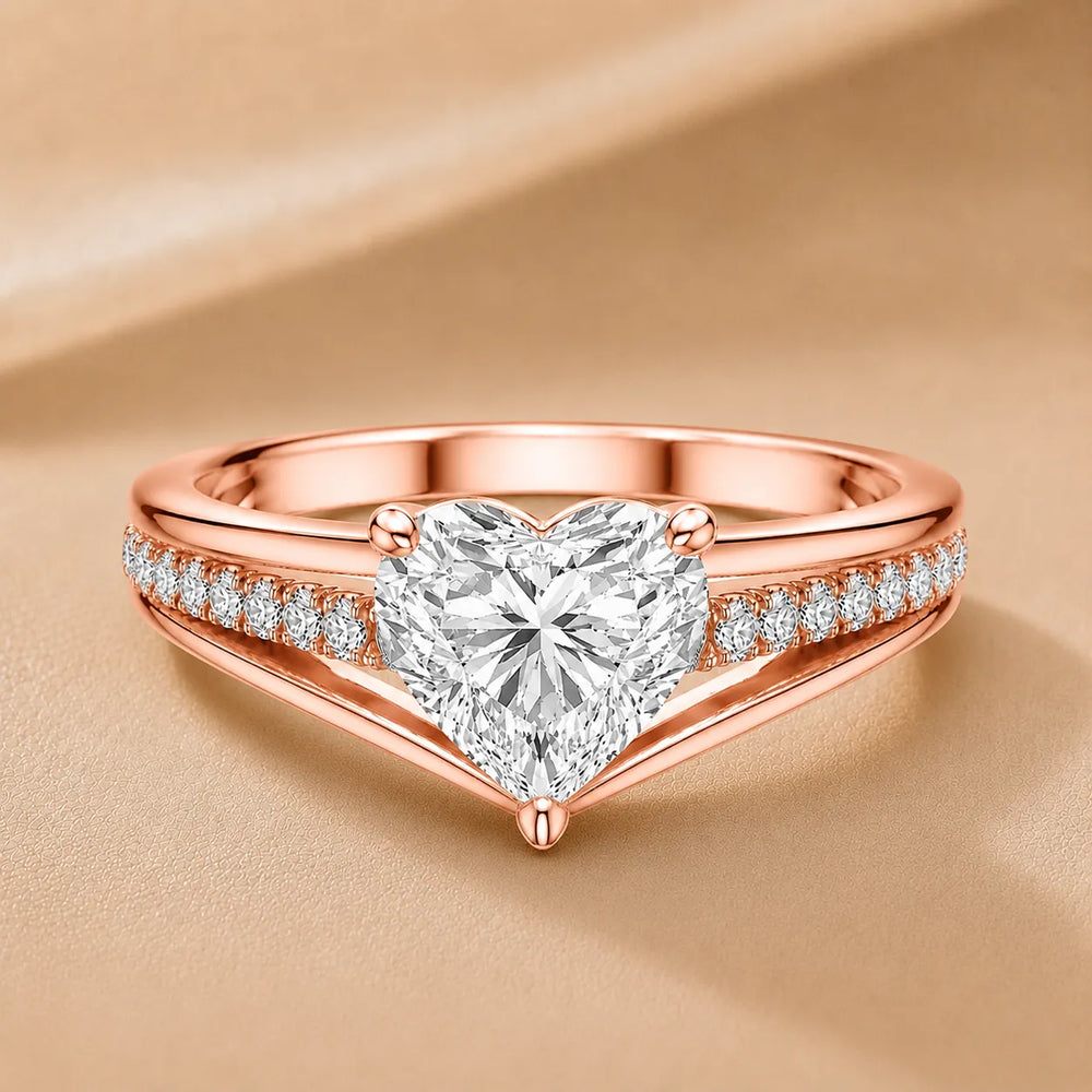 Step-Cut Harmony Radiance Halo Ring