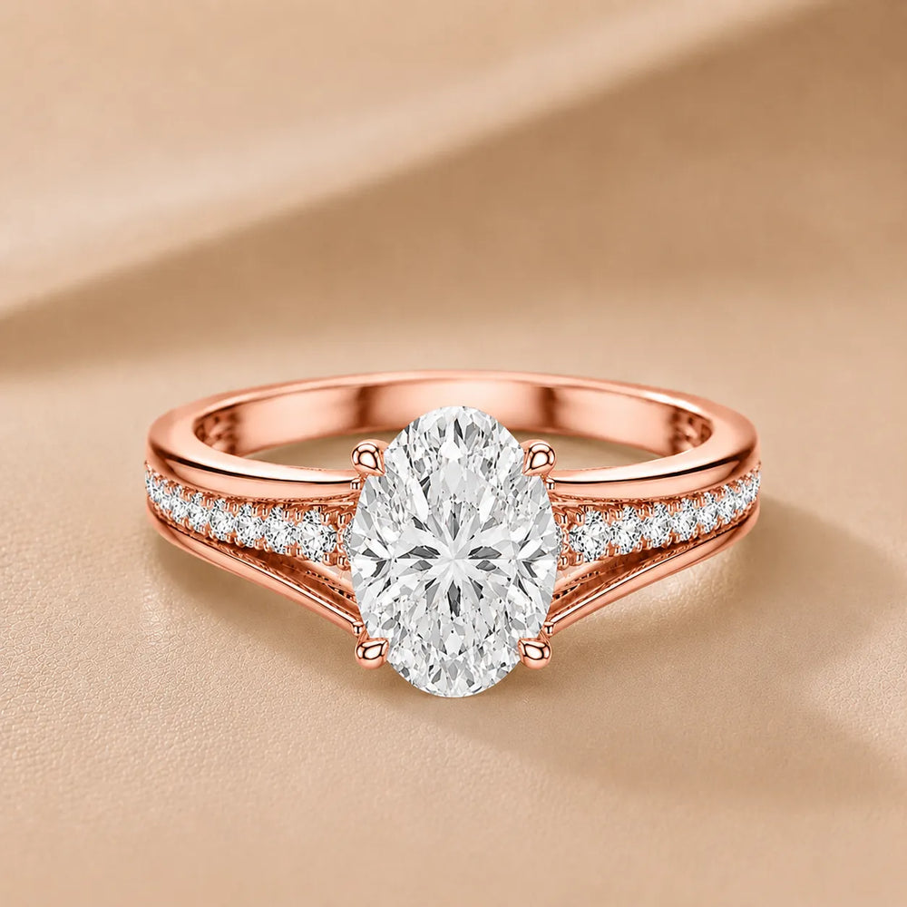 Step-Cut Harmony Radiance Halo Ring