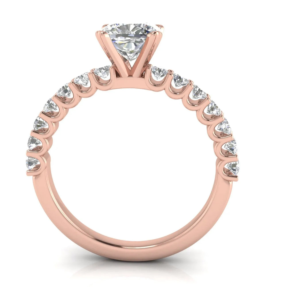 Elegant Solitaire Ring with Accent Stone