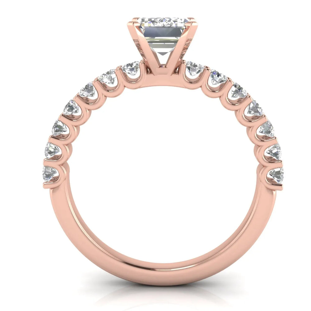 Elegant Solitaire Ring with Accent Stone