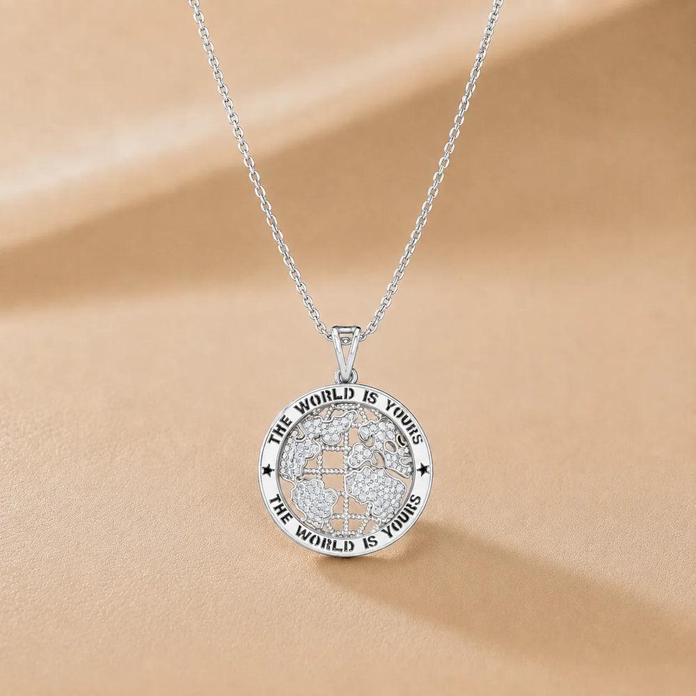 Symbolic World Disc Necklace