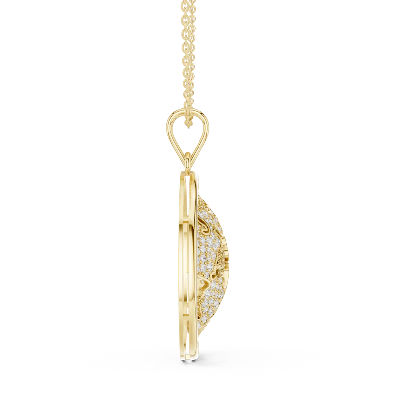 Symbolic World Disc Necklace