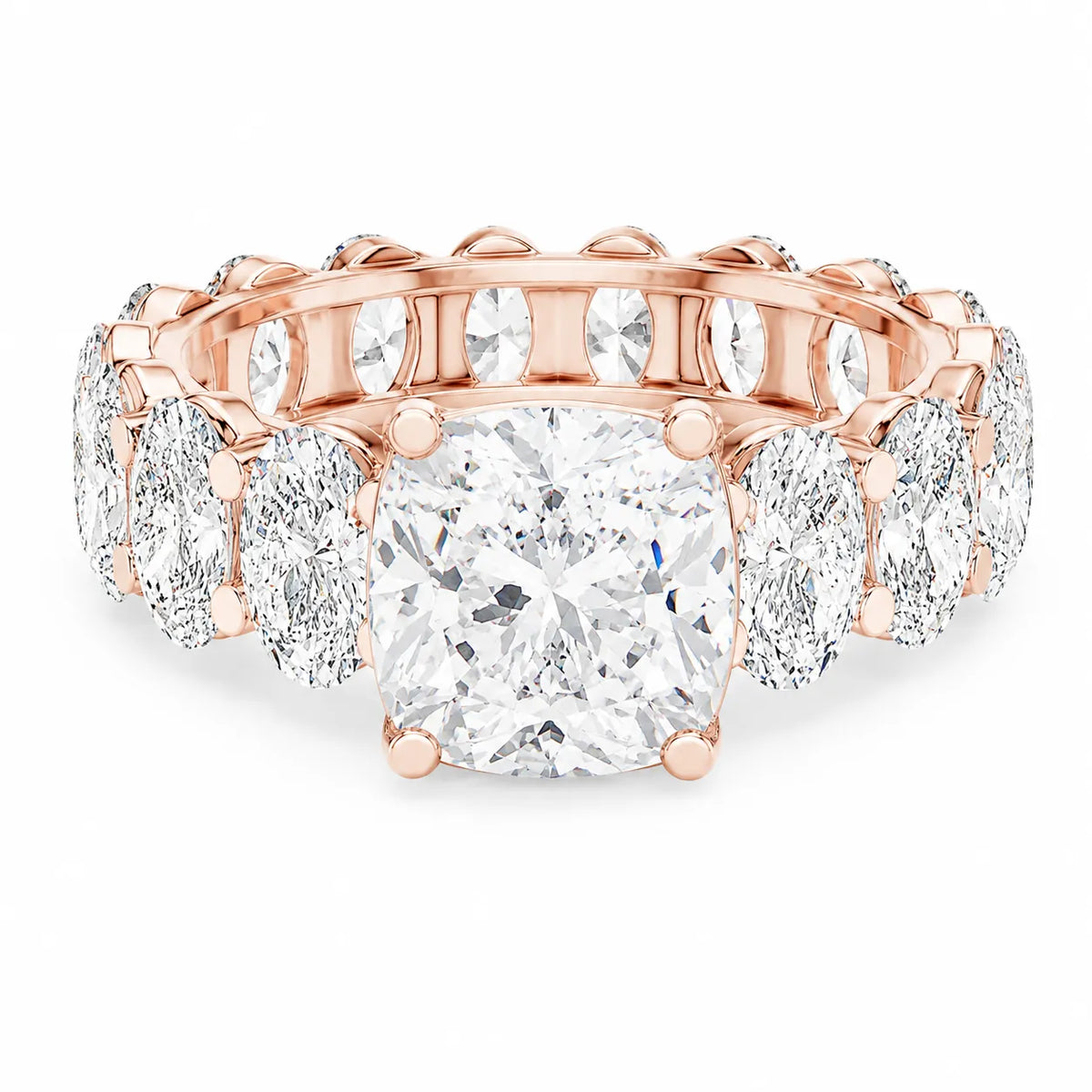 The Everlasting Grace Ring with Oval Diamond