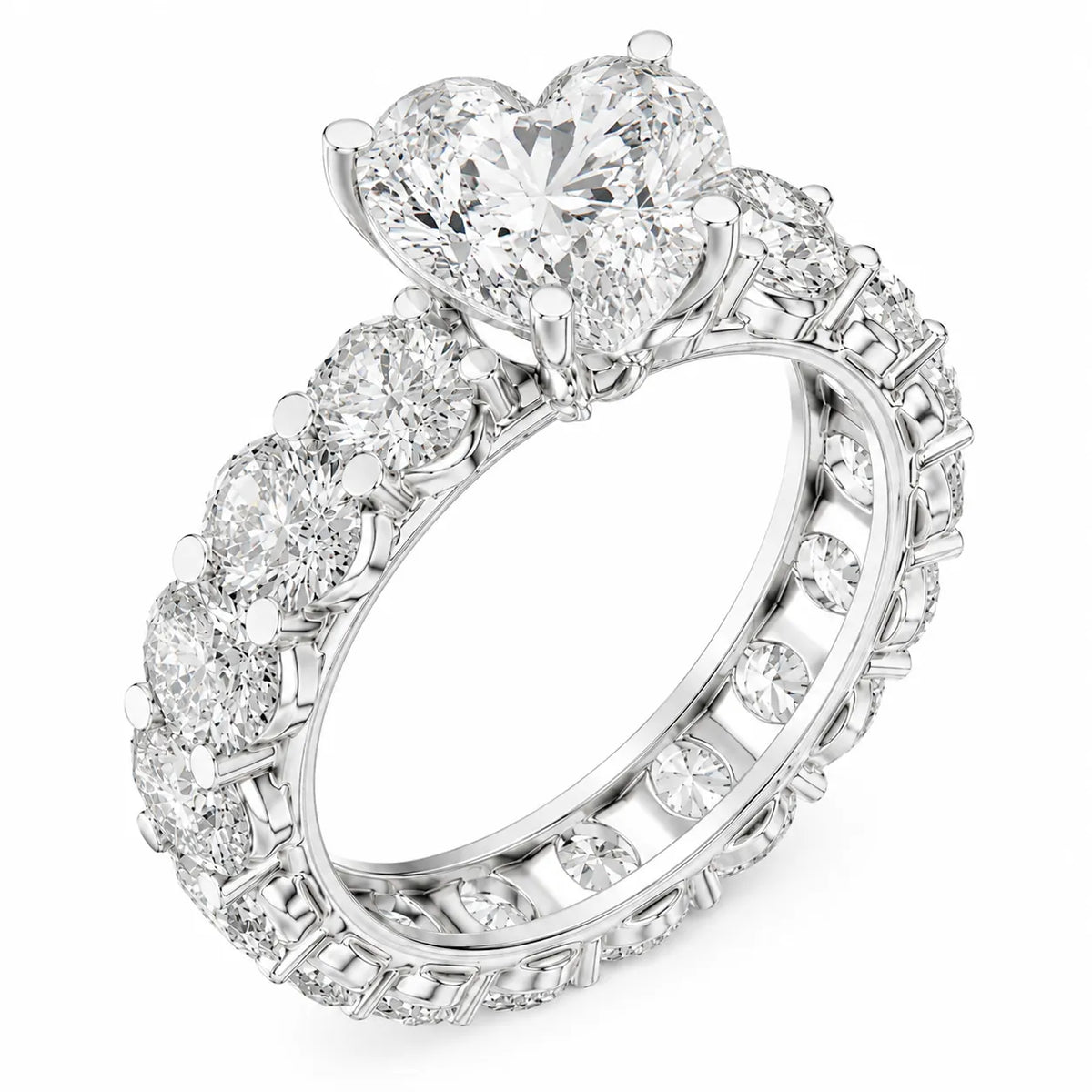 The Everlasting Grace Ring with Oval Diamond