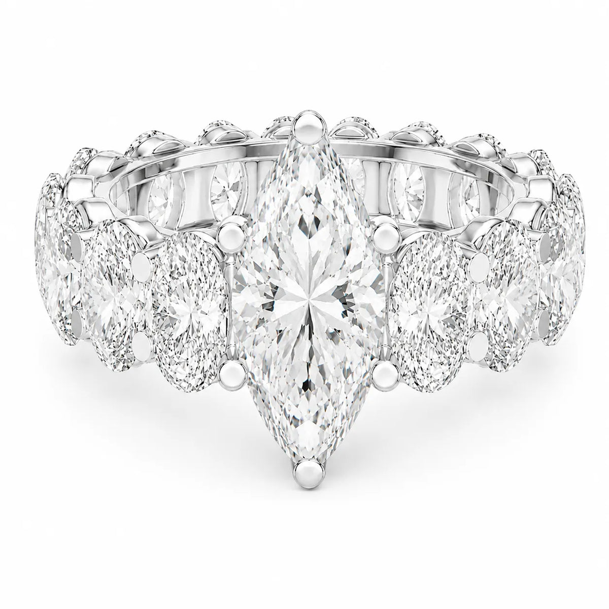 The Everlasting Grace Ring with Oval Diamond
