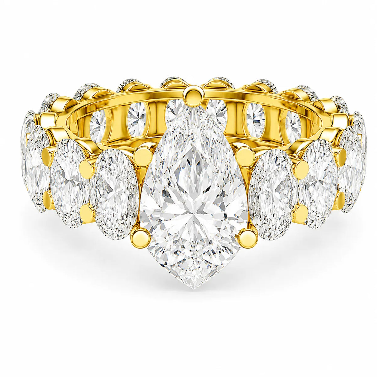 The Everlasting Grace Ring with Oval Diamond