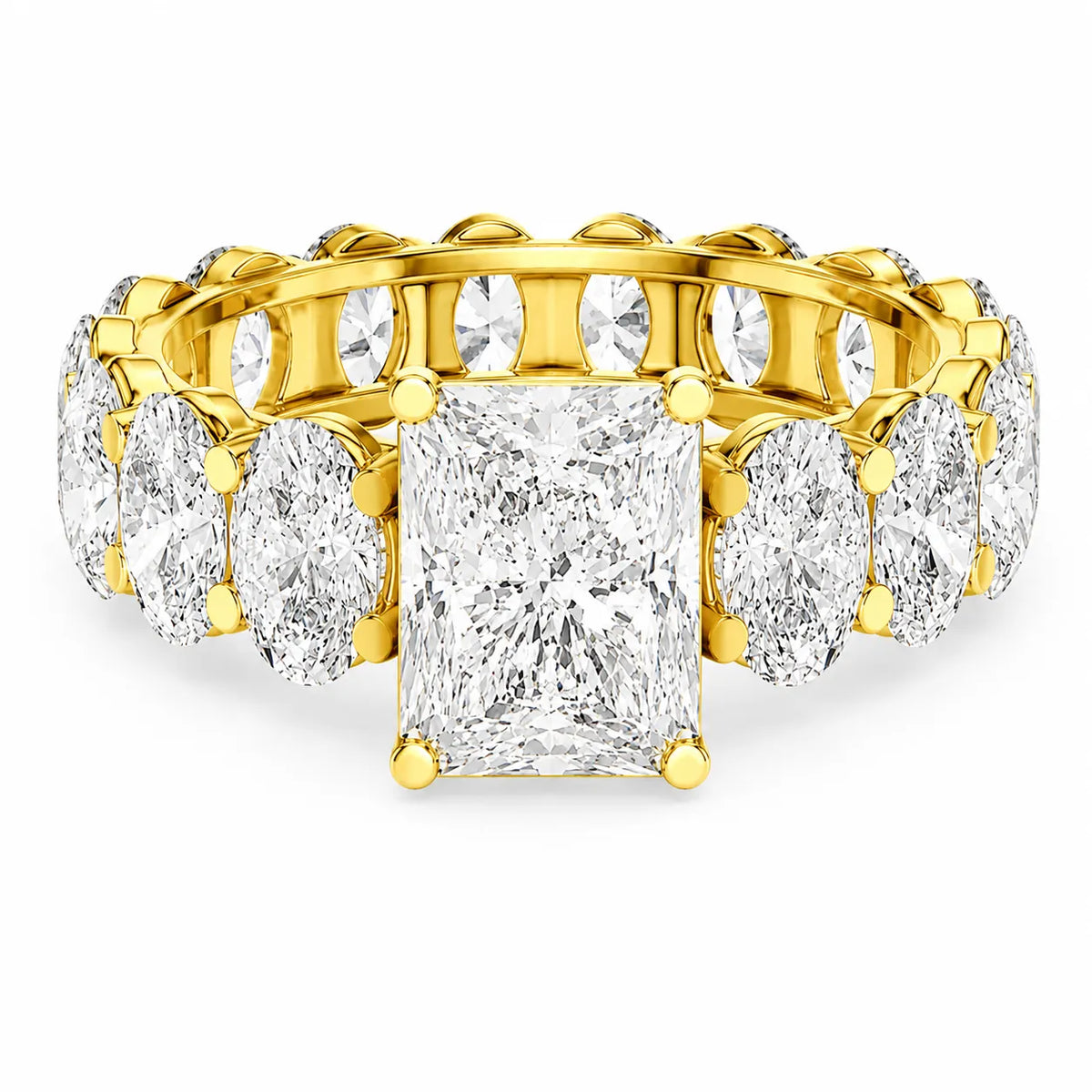 The Everlasting Grace Ring with Oval Diamond