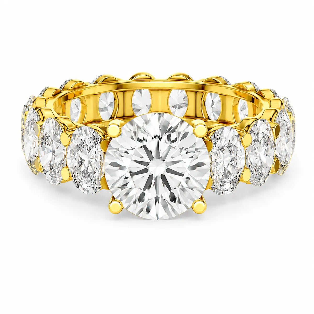 The Everlasting Grace Ring with Oval Diamond