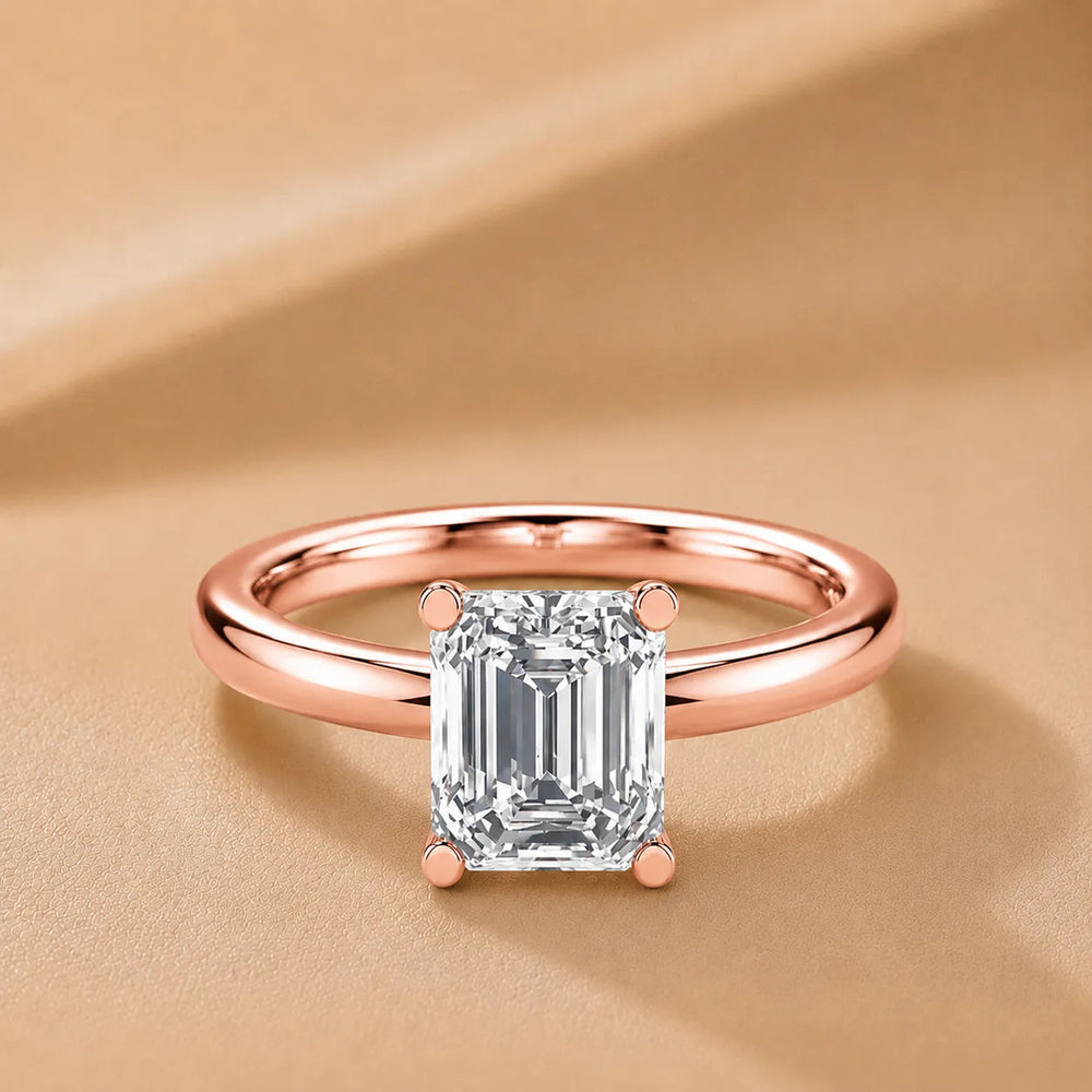 Romantic Solitaire Ring with Timeless Design