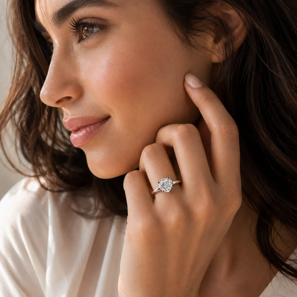 Elegant Solitaire Ring with Timeless Appeal