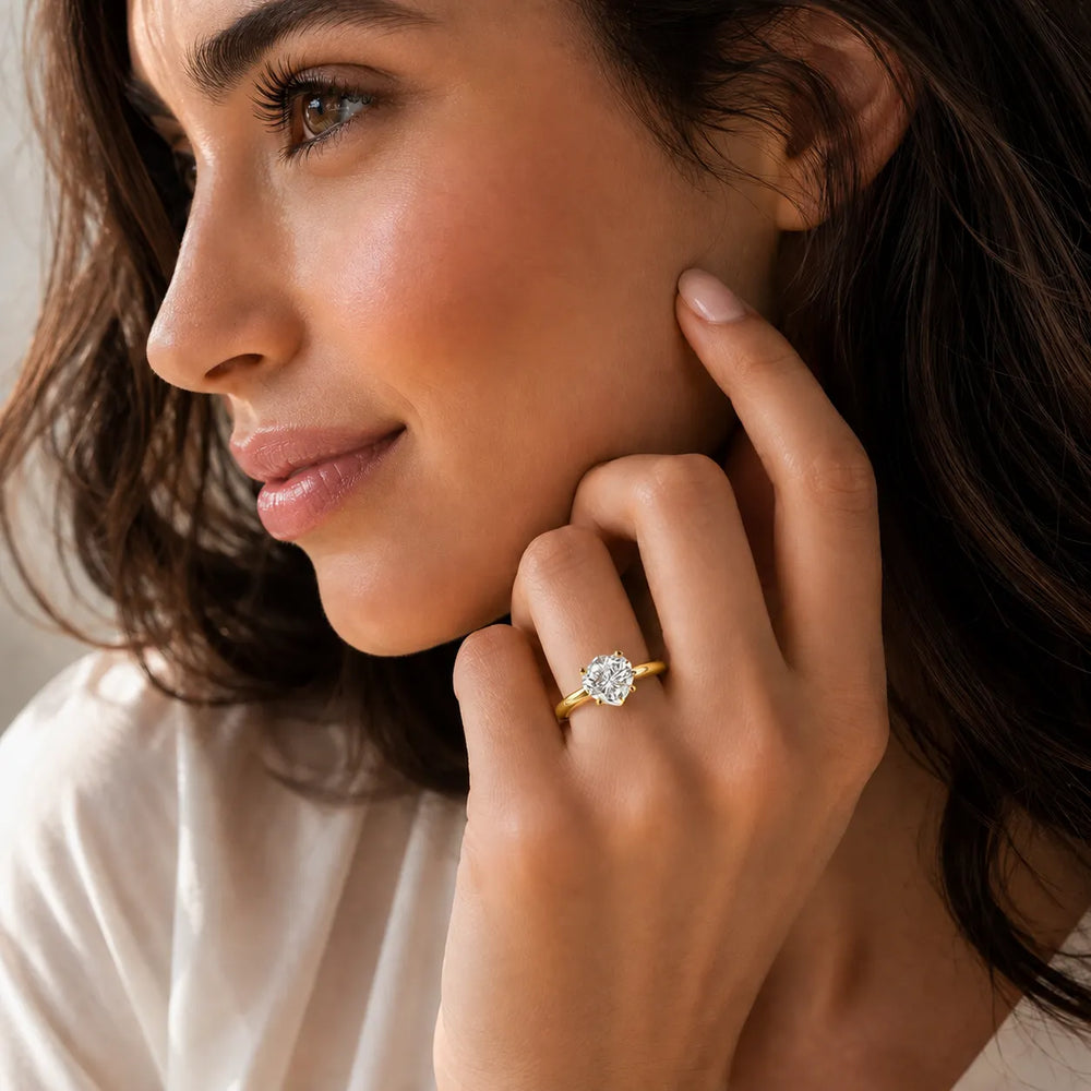 Elegant Solitaire Ring with Timeless Appeal
