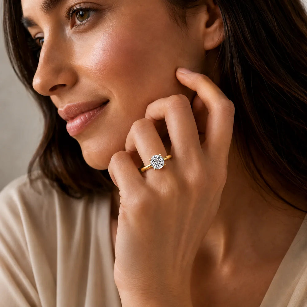 Elegant Solitaire Ring with Timeless Appeal