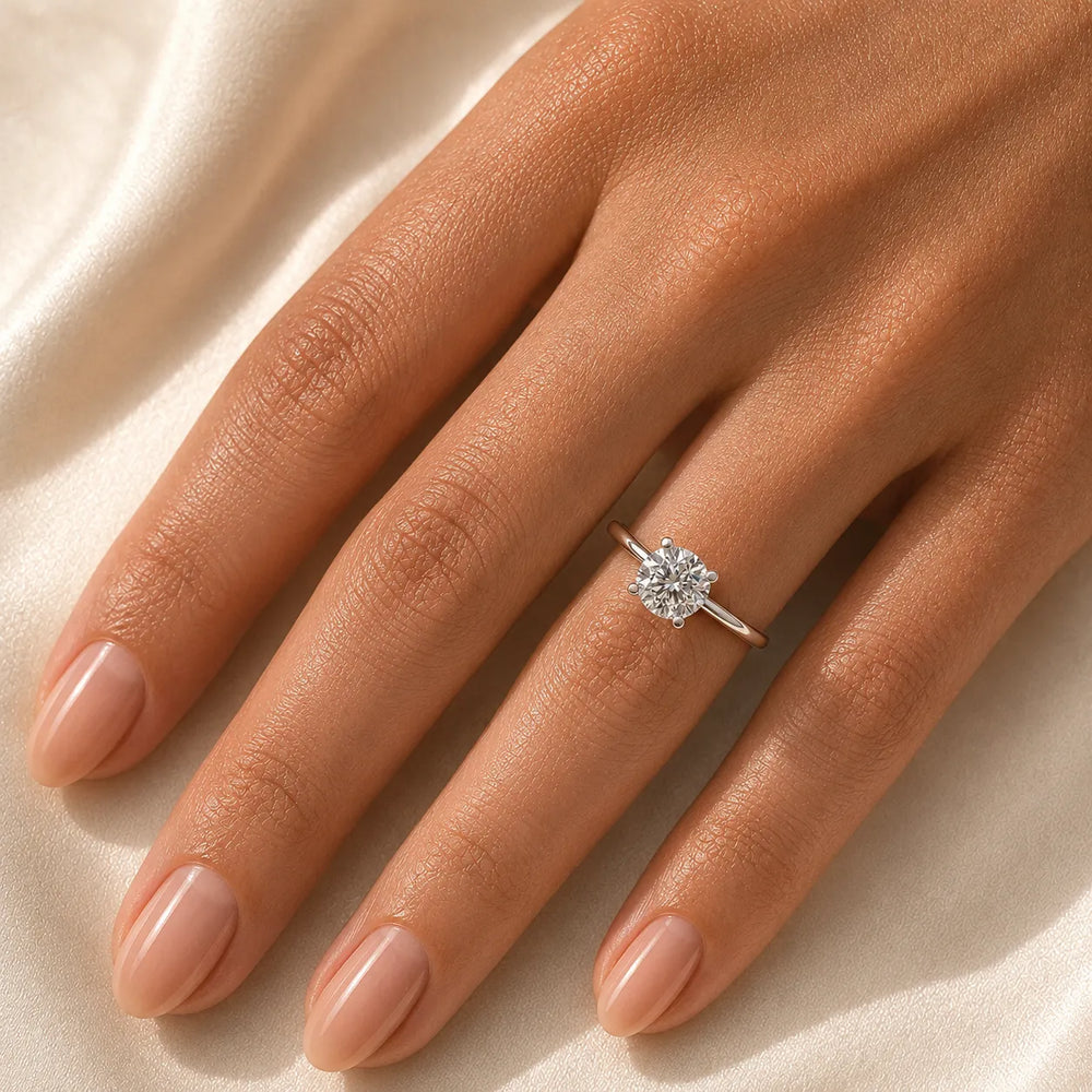 Elegant Solitaire Ring with Timeless Appeal