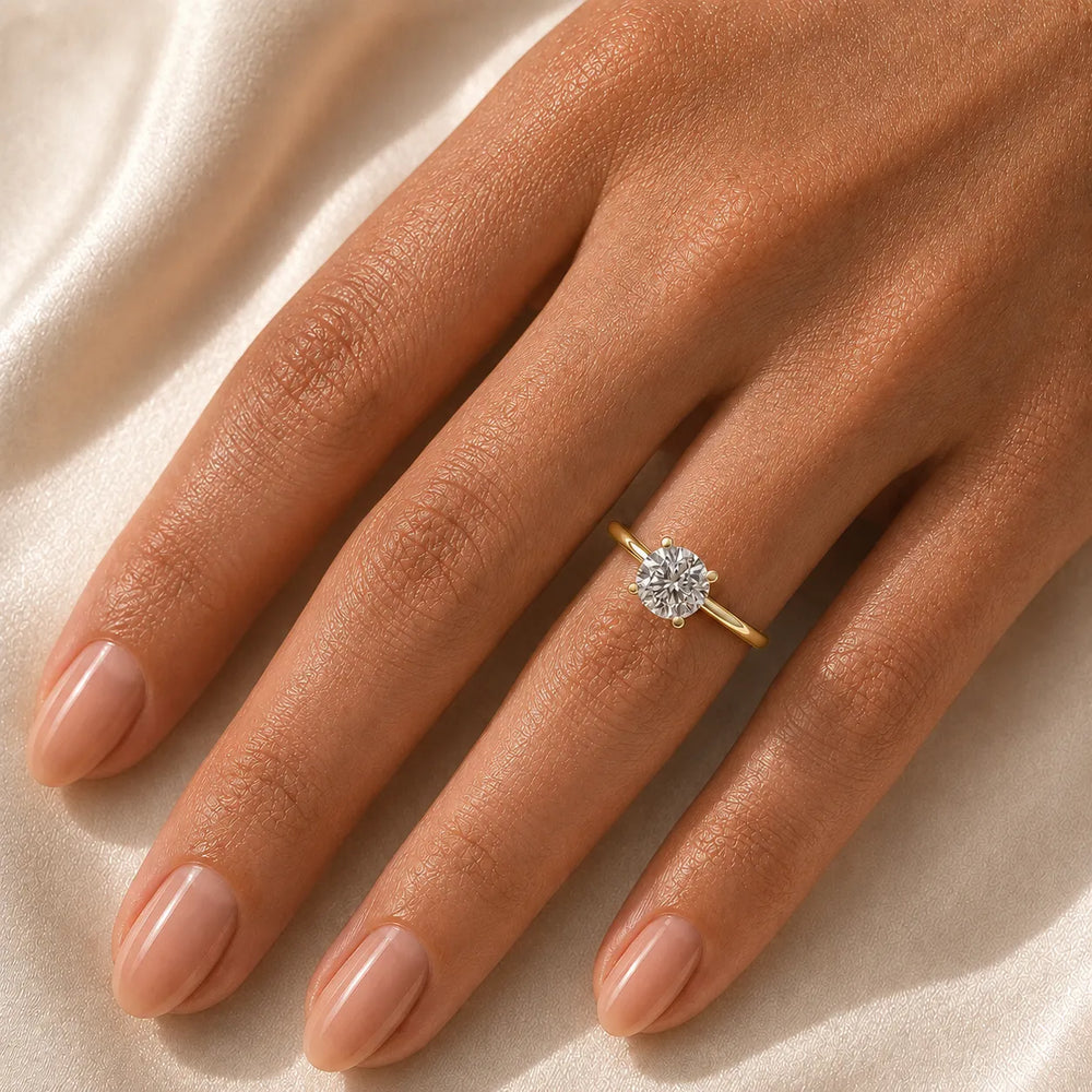 Elegant Solitaire Ring with Timeless Appeal