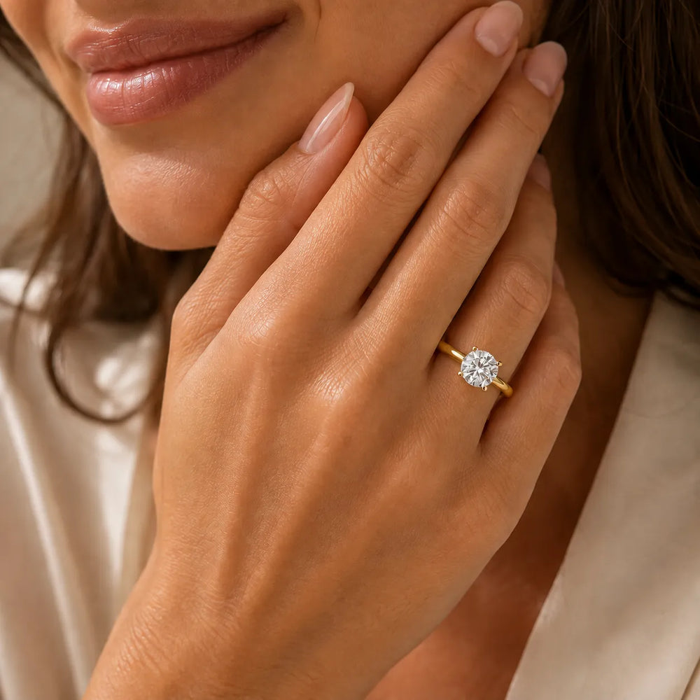 Elegant Solitaire Ring with Timeless Appeal
