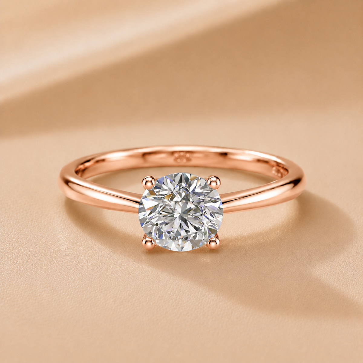 Timeless Four-Prong Solitaire Ring