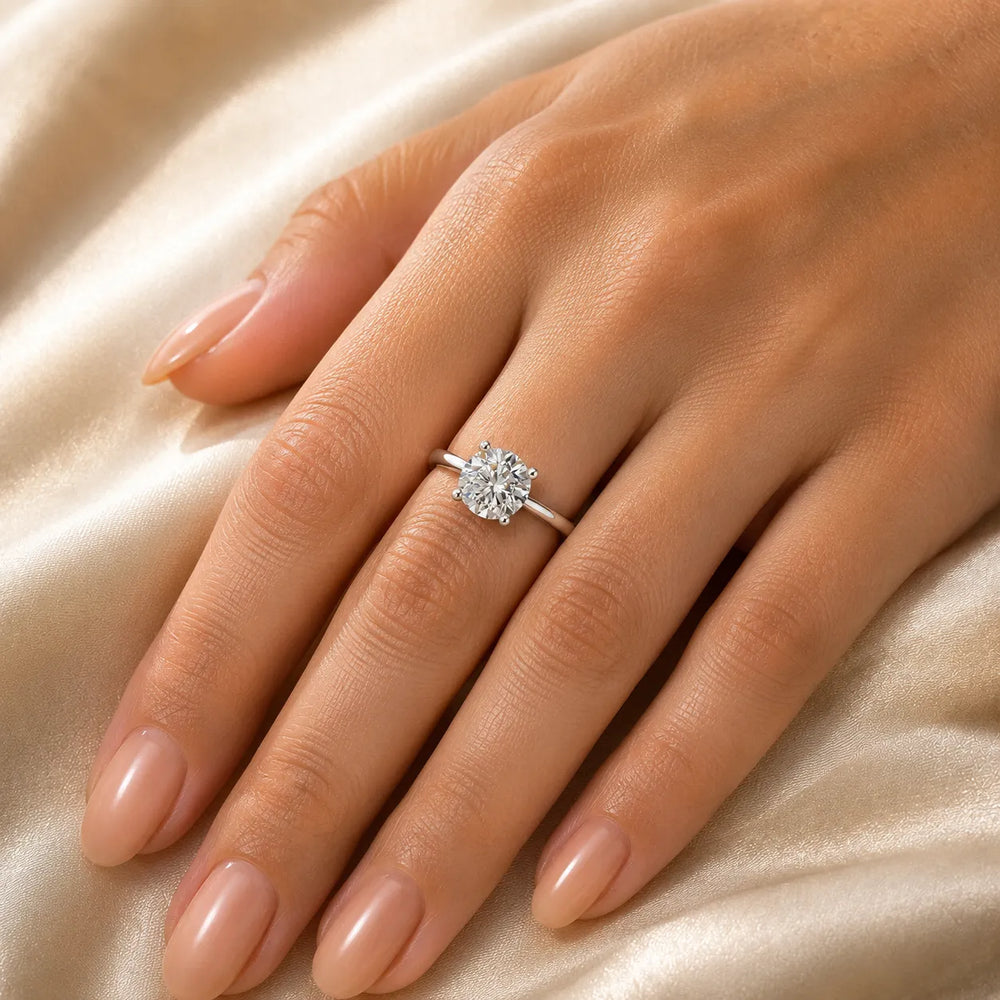 Timeless Four-Prong Solitaire Ring