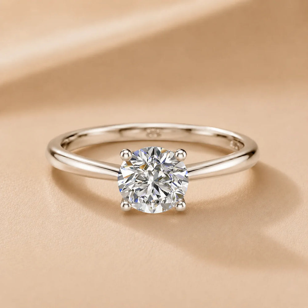 Timeless Four-Prong Solitaire Ring