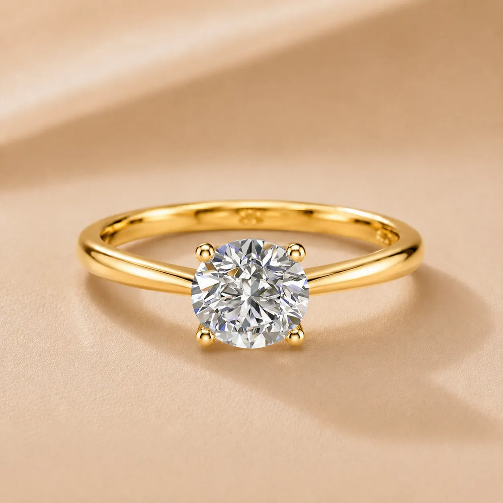 Timeless Four-Prong Solitaire Ring