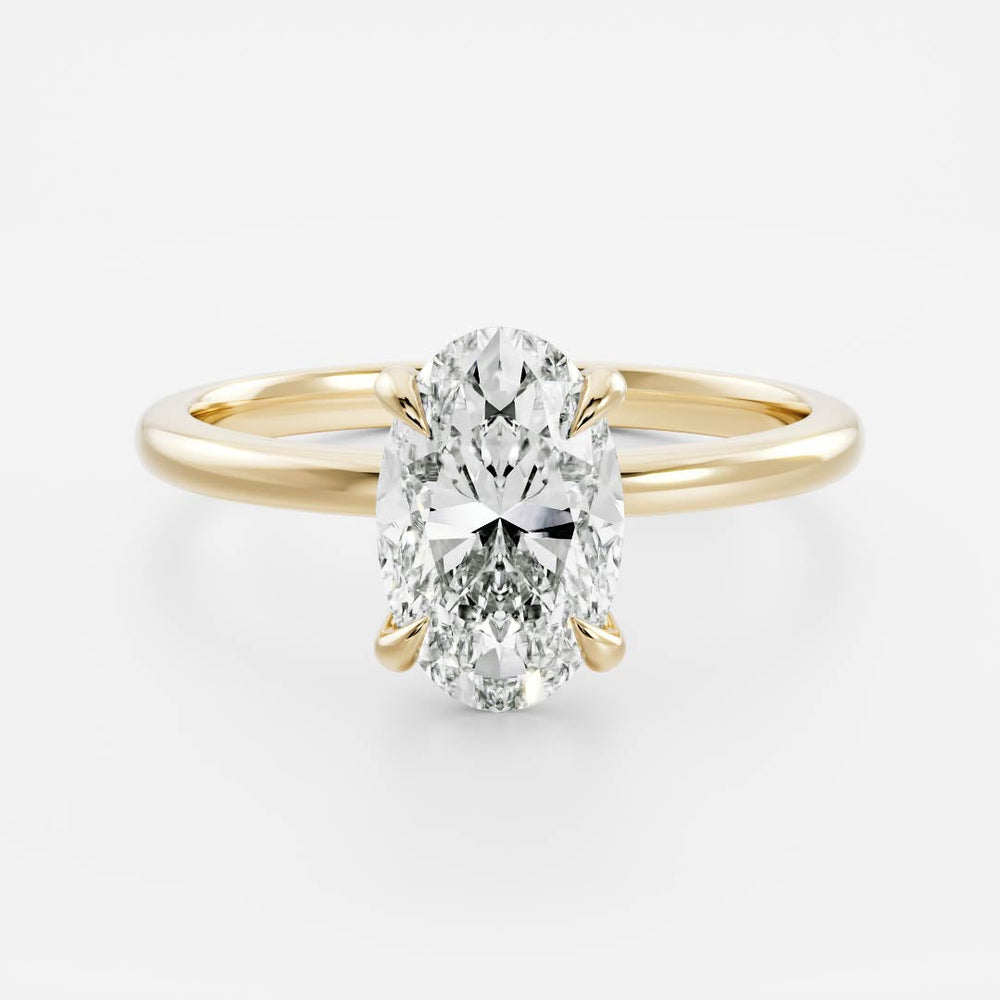 Oval Cut Labgrown Engagement Ring
